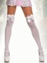 Satin Bow Thigh Highs