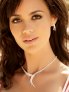 Single row rhinestone necklace
