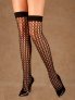 Lycra crochet thigh hi.