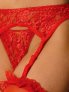 Lace Garter Belt & Matching Thong Set